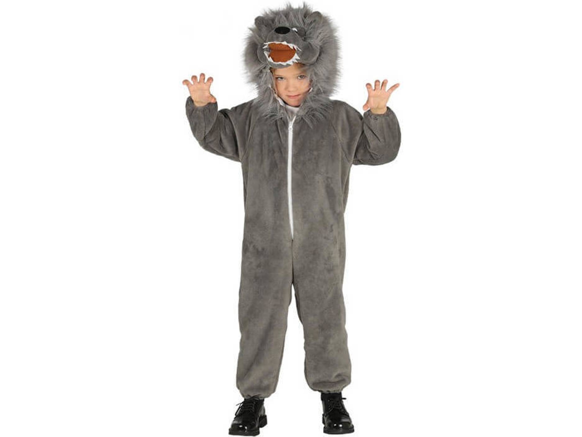 Disfraz de Niño DISFRAZZES Lobo Gris Melenudo (Talla: 5 a 6 años)