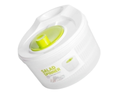 Centrifugadora de ensalada multifuncional de plástico para lechuga, verduras y frutas, ideal para uso doméstico y culinario.