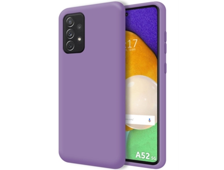 Carcasa Samsung Galaxy A52 / A52 5G / A52s 5G TUMUNDOSMARTPHONE Silicona Líquida Morado