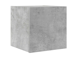 Mueble TV de pared 30,5x30x30 cm Gris Cemento MAISON EXCLUSIVE