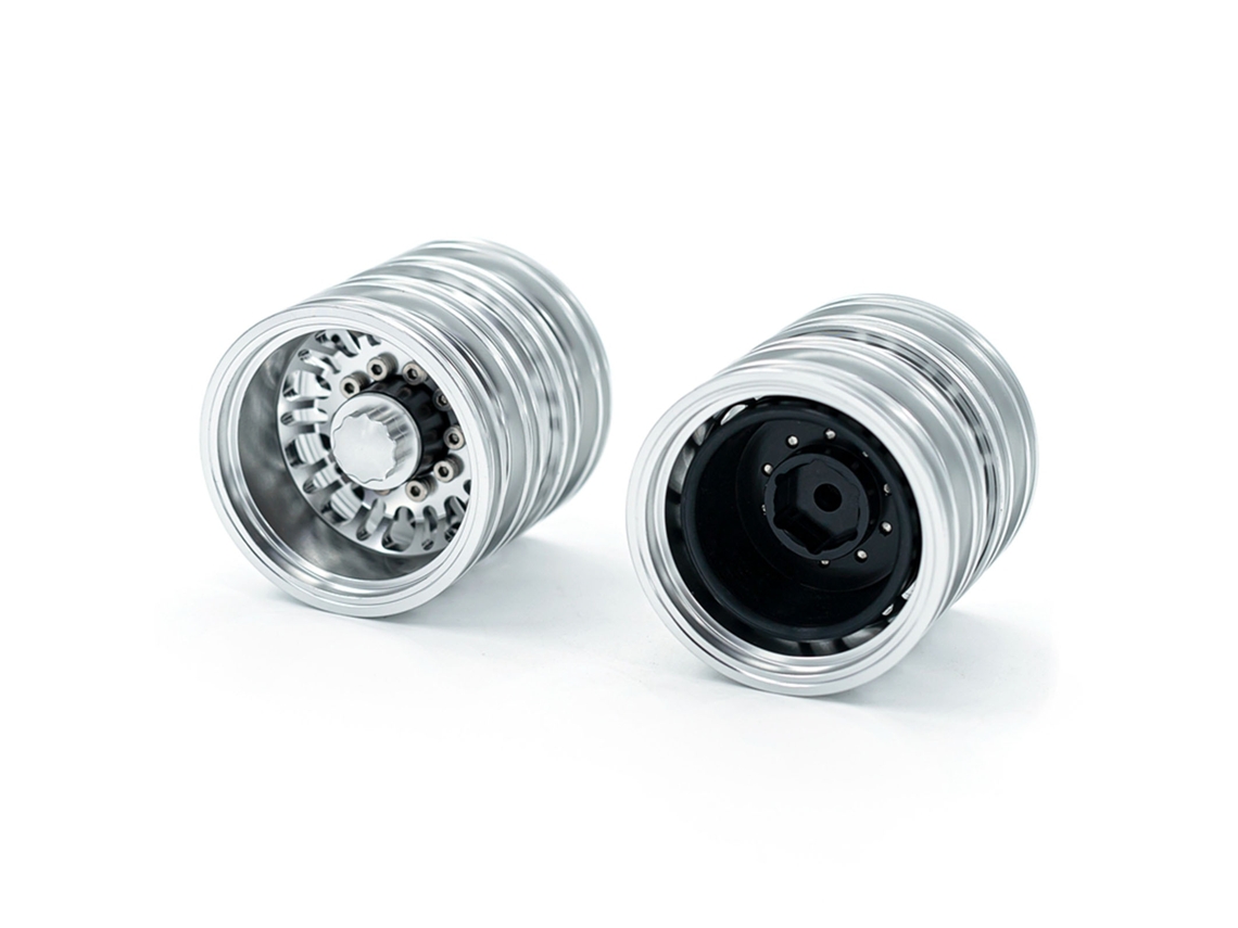 Llanta Beadlock De Aleación De Aluminio (4 Unidades) Para Coche Rc 1/14 (reemplazo De Buje De Rueda)