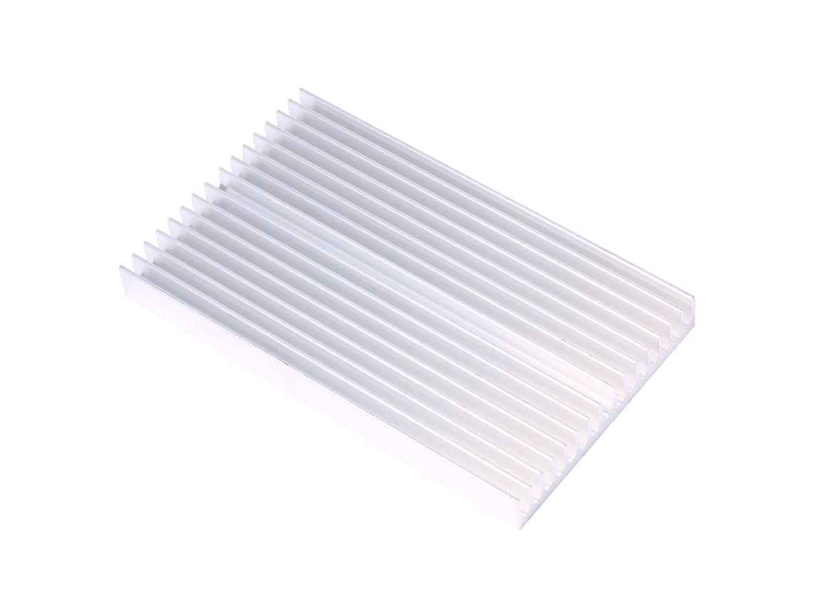 Disipador De Calor De Aluminio Diy 100x60x10mm Para Chip Ic Led Transistor Forma De Rejilla Refrigerador