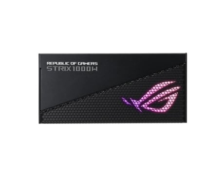 Rog Strix 1000W Gold Aura Edition Fuente de alimentación para PC negra Gestión de cables Pcie 5X 1000 vatios ASUS