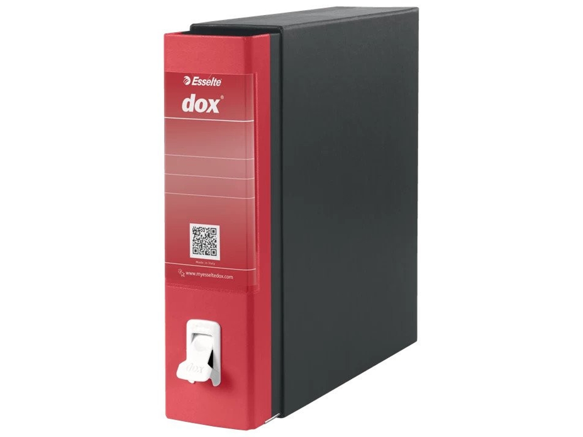 ESSELTE Dox 1 Carpeta de Cartón A4 Negro Rojo