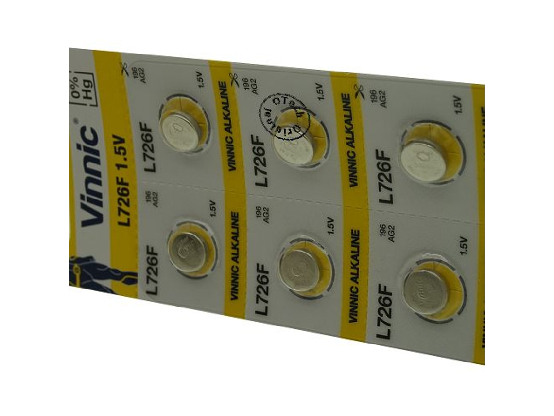Juego de 10 Pilas OTECH Vinnic para EVEREADY 196