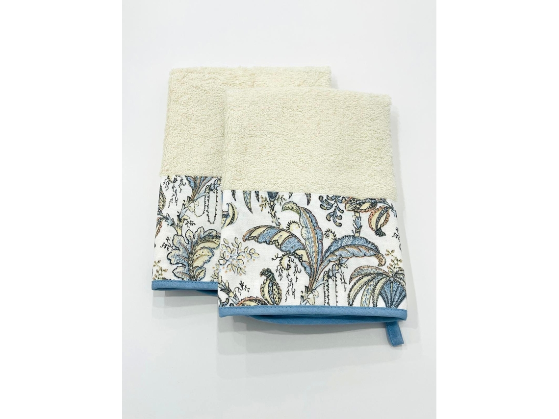 Juego 2 Paños De Cocina ILMH BY I LOVE MY HOME 50x50cm - Estampado Floral