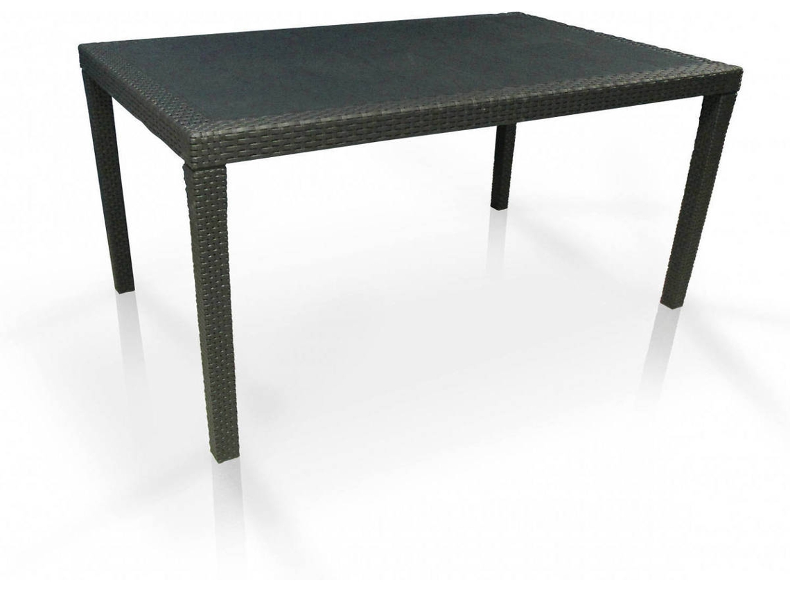 Mesa DMORA Gris (Resina - 90x150x72 cm)