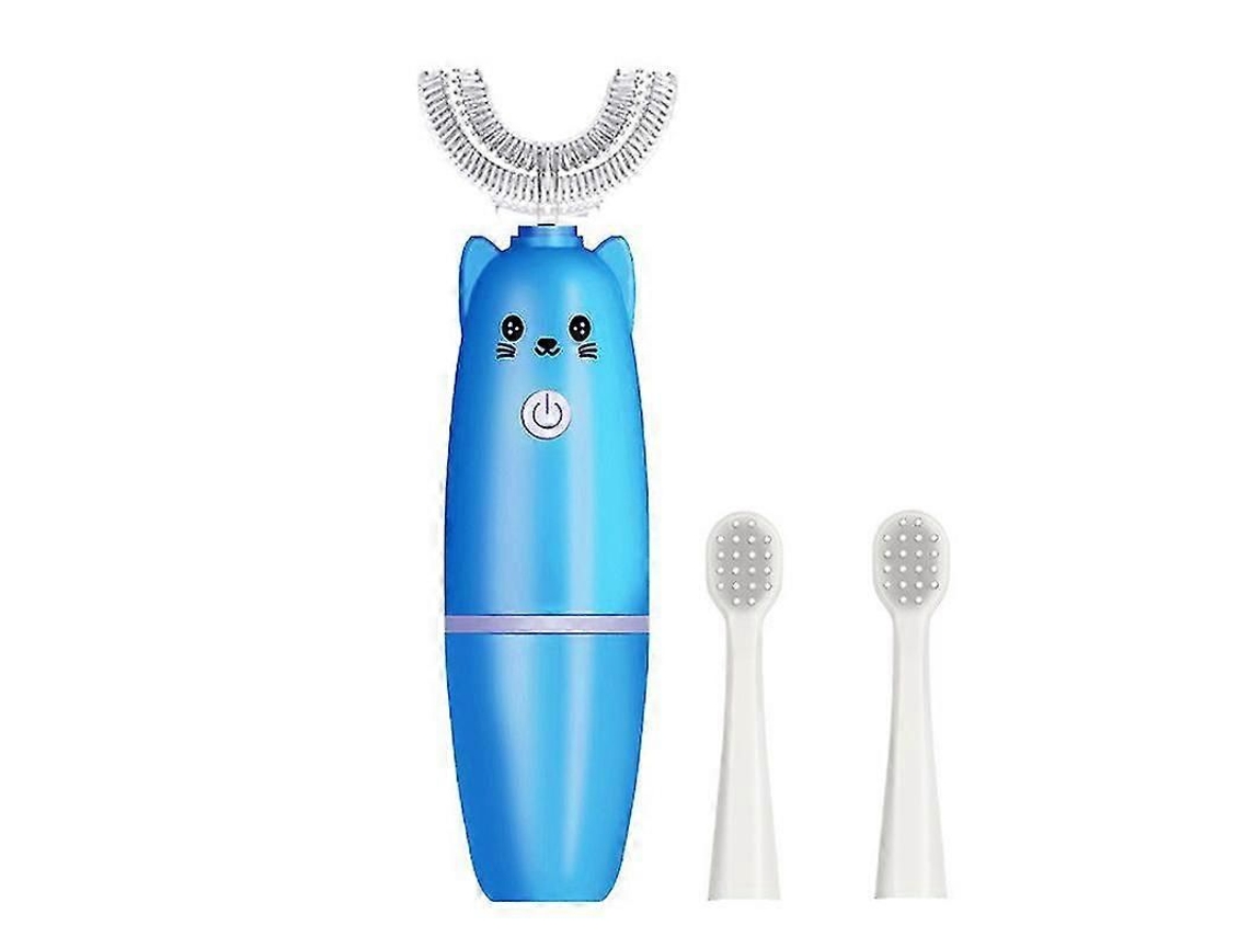 Escova De Dentes Sônica Evago 360 U Infantil, Elétrica, Em Formato De U, Com Silicone E Automática.