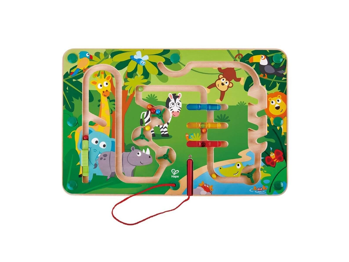 Juego Educativo HAPE Laberinto Magnético Selva Jungla (2 Años)