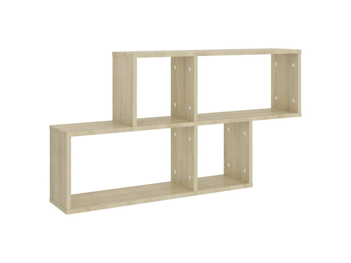 Estante de pared MAISON EXCLUSIVE, derivado de la madera de roble Sonoma, 100x18x53 cm