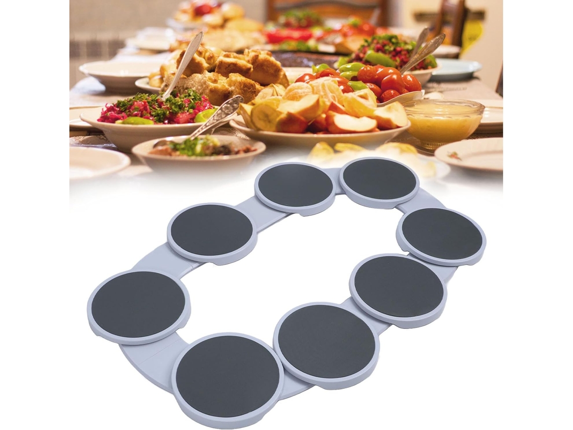 Plato giratorio con plato giratorio expandible