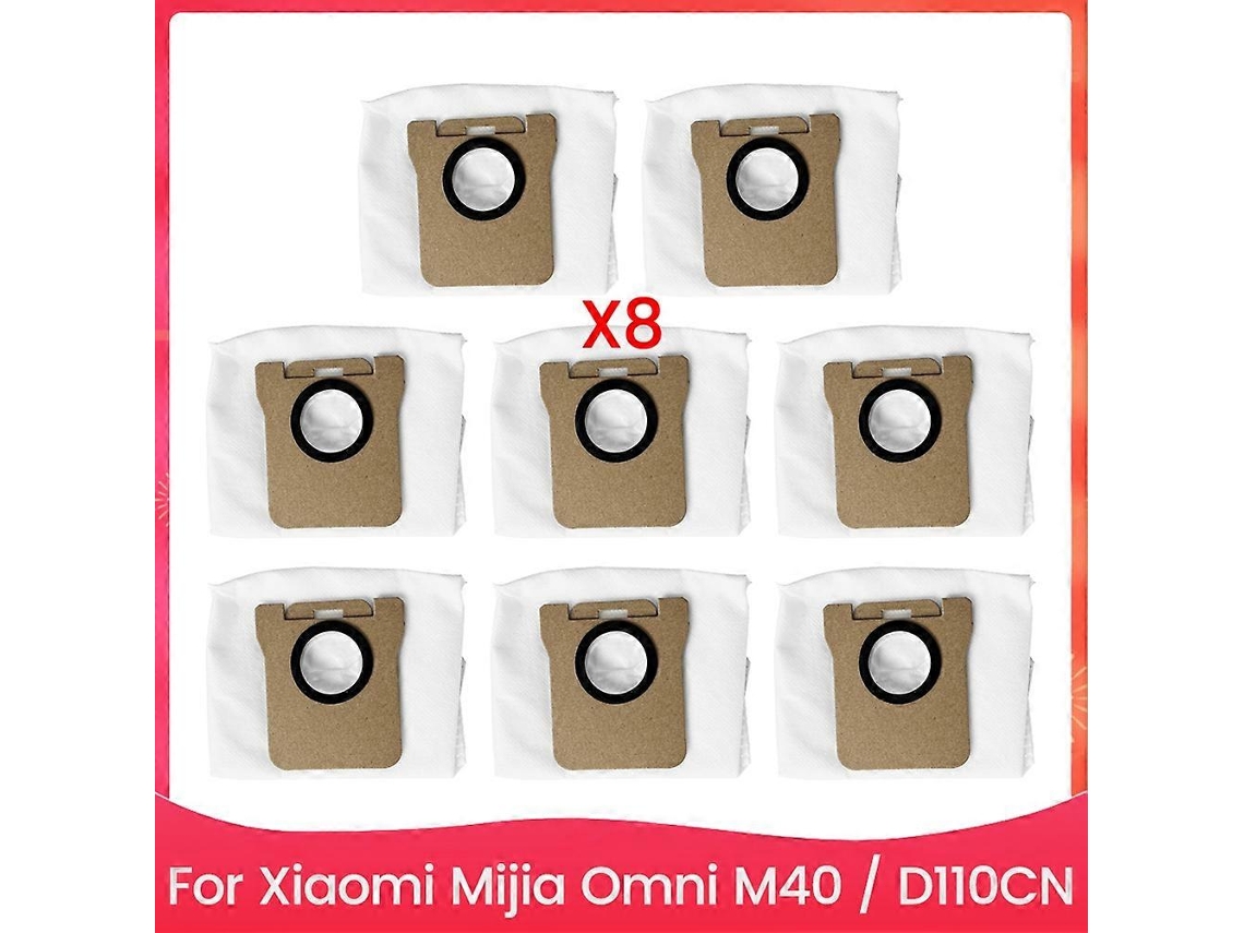 8pcs Dust Bag Fit For Omni M40 / D110cn Vacuum Cleaner Spare Part Accessories Kit