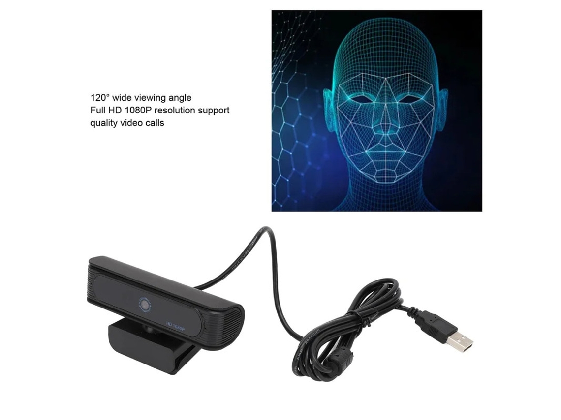 Cámara web de reconocimiento facial para Windows Hello, Full HD 1080p, 30 fps, compatible con Windows 11 y Windows 10. Inicio de sesión sencillo en Yizhood.
