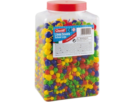 Juego Educativo QUERCETTI EDU Mix pegs 6col 1140pz (p/12445) (Edad Mínima: 4 Años)