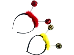 Diadema De 2 Piezas, Disfraz De Fiesta, Cosplay, Antena Alienígena, Casco, Bola