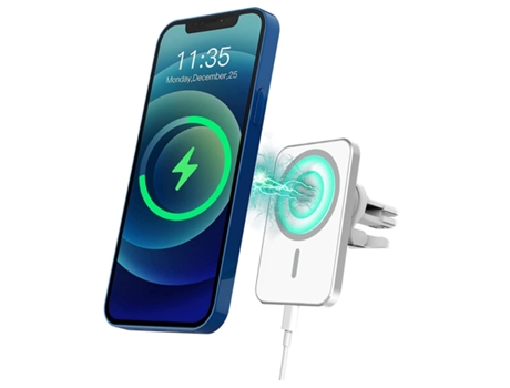 Cargador Sem Carro para iPhone 12 Pro/10/12 Pro Max/12/12 Mini/7 YIZHOOD Blanco