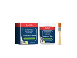 Adhesivo transparente sin marca, 100 g, para reparar fugas, baños y azulejos.