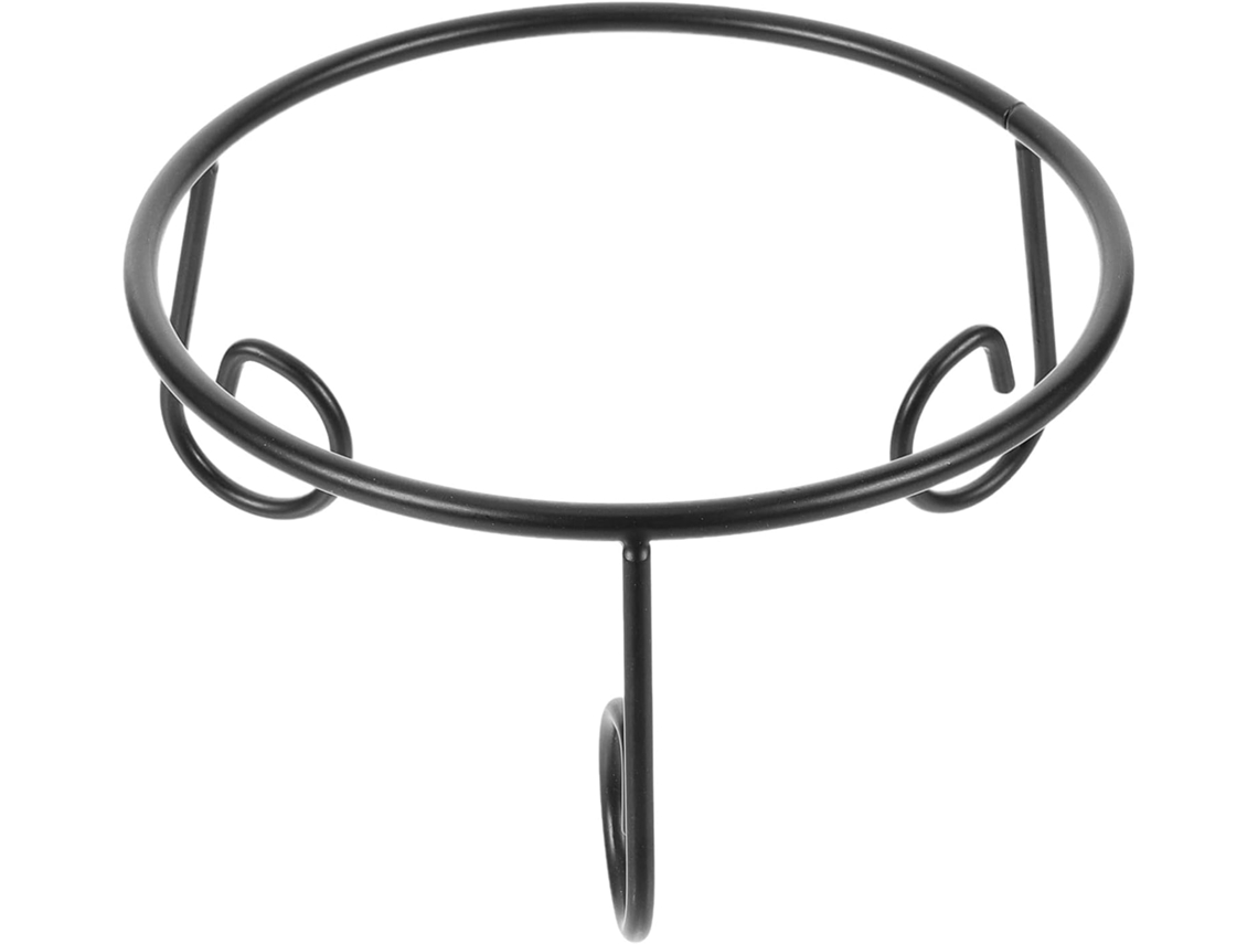 Soporte De Hierro Kichouse Para Esferas De Jardín De 5,7 Pulgadas Y Bolas Para Cenadores, Base Decorativa Negra Para