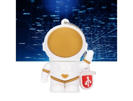 HURRISE Memoria USB Flash Drive de Alta Velocidad, 16Gb 32Gb 64Gb 128Gb, Interna de Computadora, Interfaz USB 2.0, Astronauta Agitando, 32 Gb
