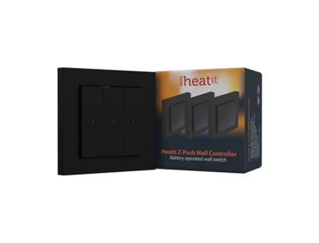Interruptor de pared inalámbrico Z-Wave+ 700 Z-Push - HEATIT_4512694 HEATIT CONTROLS