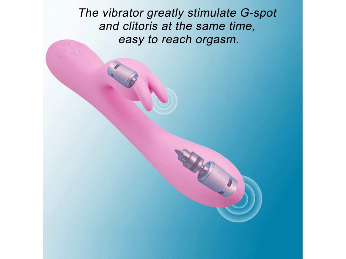 Vibrador De Doble Motor Para Mujer, 16 Modos, Silicona, Recargable Usb, Juguete Sexual Adulto