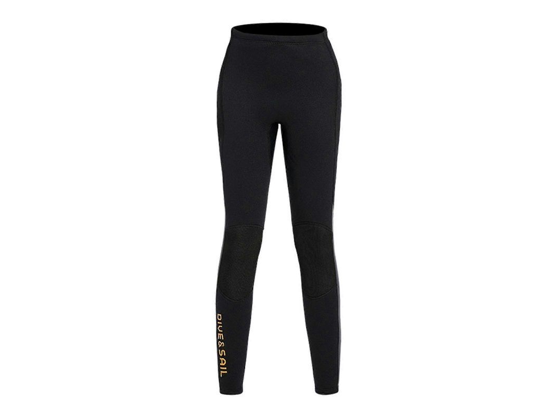 Pantalones Neopreno 3mm Para Mujer Deportes Acuáticos Calientitos Snorkel Surf Kayak Negro S Mujer Negra S