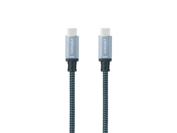 Cable Usb 3.2 Nanocable 10.01.4103-Comb/ Usb Tipo-C Macho Usb Tipo-C Macho/ Hasta 100W/ 20Gbps/ 3M/ Gris Y Negro NANOCABLE