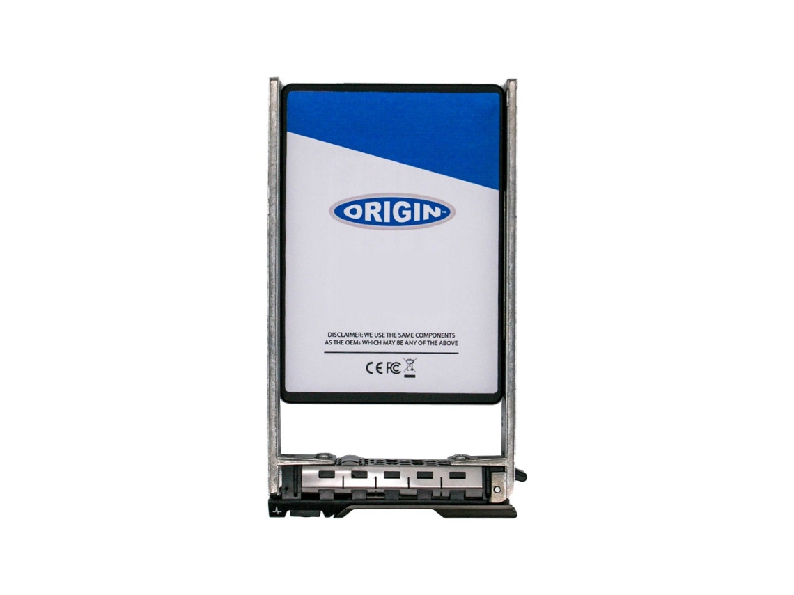 SSD empresarial de 7,68 TB con conexión en caliente, SAS de 2,5" y lectura intensiva, 12 GB, 1 DWPD en bandeja de almacenamiento de origen con intercambio en caliente
