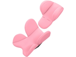 Cojín para cochecito de bebé Digitallab transpirable con protección para el cuello (rosa)