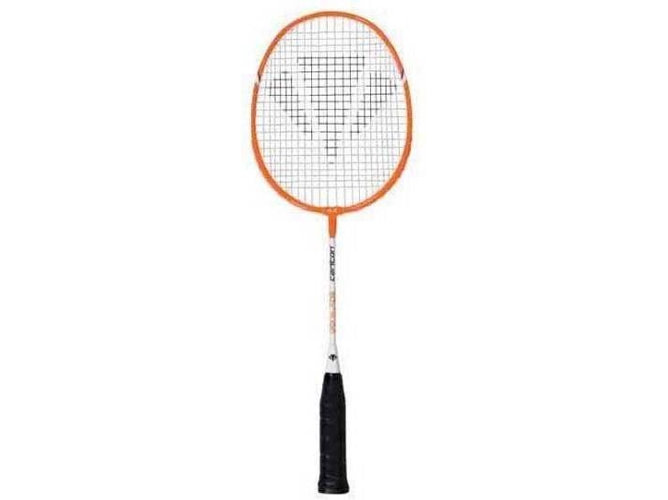 Raqueta de Badminton CARLTON Midi Blade Iso 4.3 (Blanco y Naranja)
