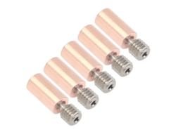5pcs Rotura De Calor Bimetálica De Titanio Y Cobre Para Impresora 3d Prusa I3 Mk3 Mk3s Suave