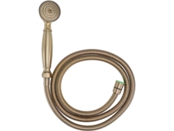 Grifo De Baño De Latón En Estilo Retro Elegante, Cabezal De Ducha Portátil De Alta Presión, Flexible.