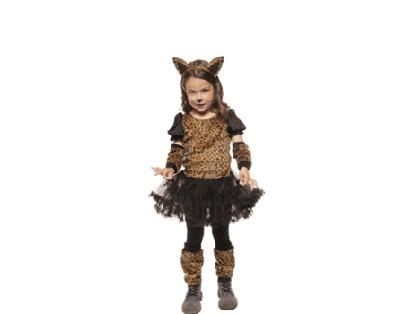 Disfraz de Niña RUBIE'S Leopardo con Tutu (3-4 años)