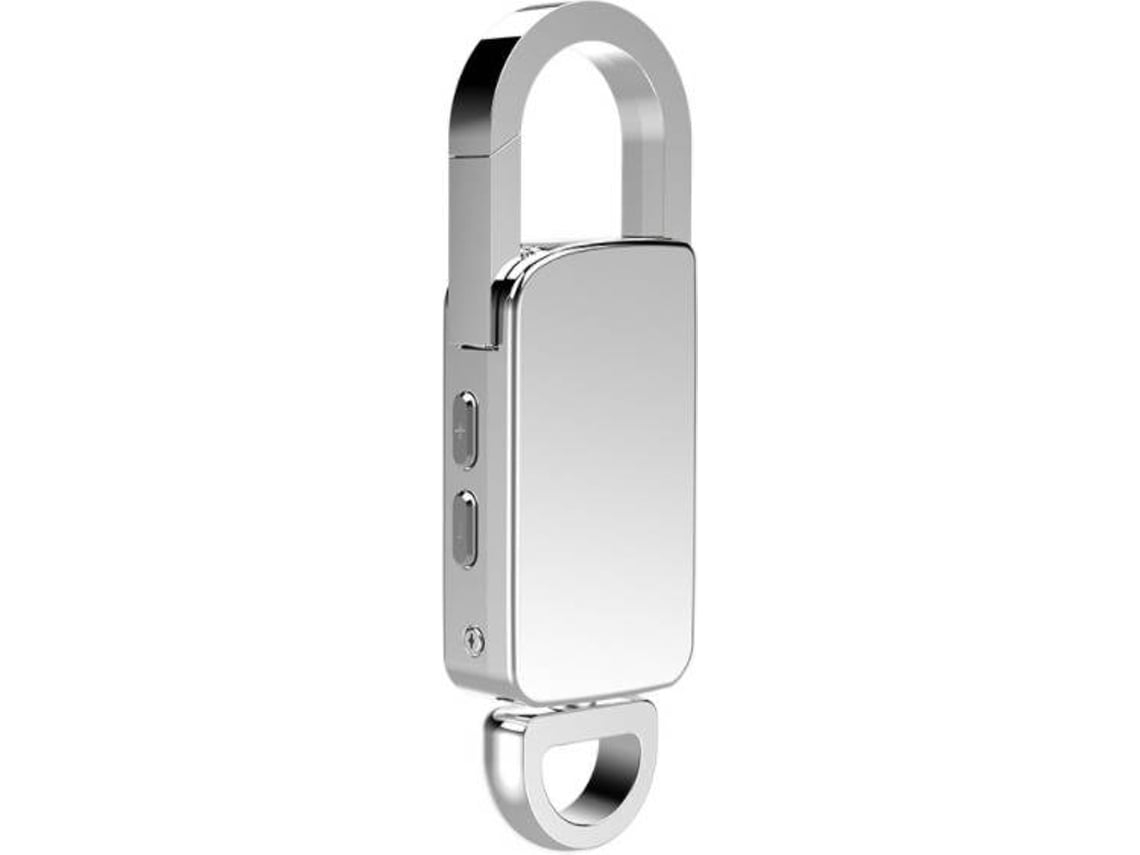 Grabadora de audio de llavero Habilite la grabación desde una unidad flash USB con reproductor de Mp3-64Gb Plata