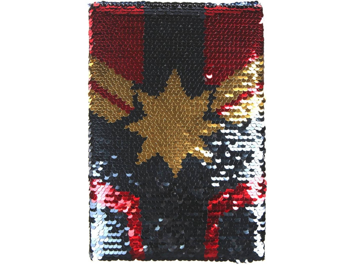 Bloc de Notas CAPITÁN AMÉRICA 63038 Negro (14x21,8 cm)