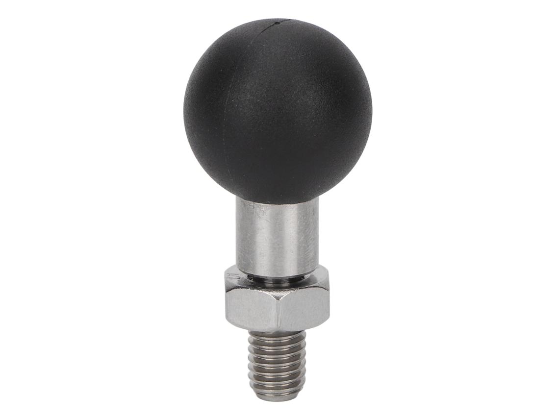 Vlrla-soporte De Bola Roscado Para Moto De Acero Inoxidable, Adaptador Universal Para Soporte De Teléfono Moto M8, Fácil Instalación
