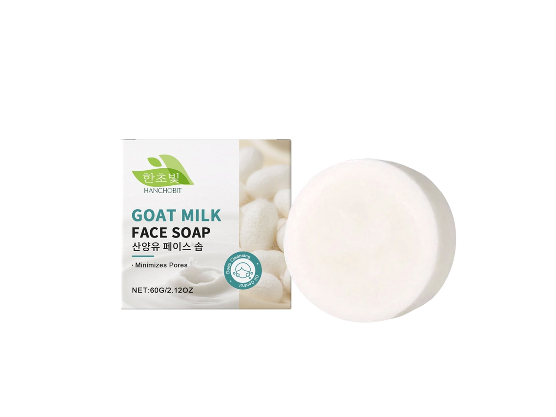 Jabón facial con leche de cabra para piel sensible