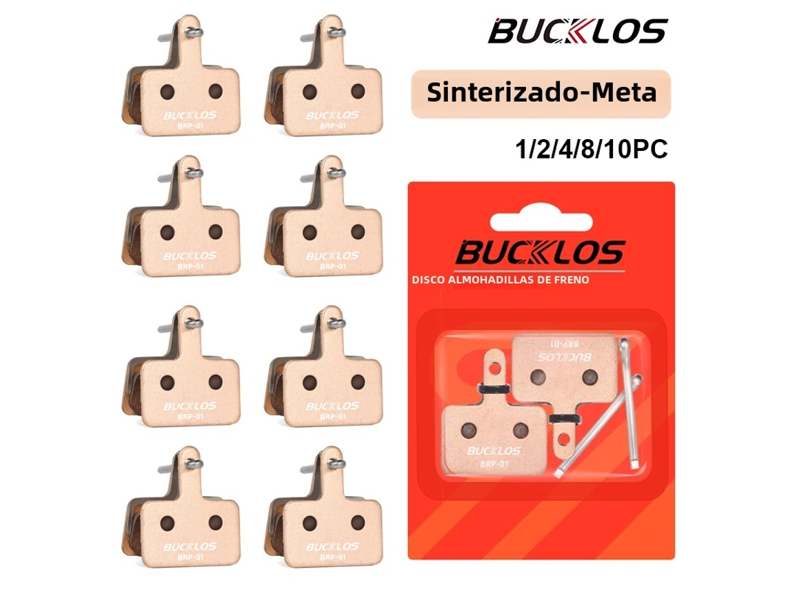 Pastillas de freno sinterizadas Bucklos para Shimano MT200 M535 MTB, disco hidráulico, B01s B05svayotoy