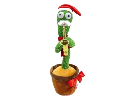Juguete de cactus de canto y baile de Navidad, juguetes de bebé de cactus de baile, juguete de imitación de cactus de baile