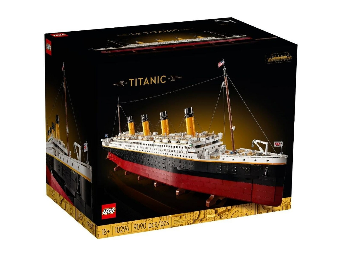 Jogo De Construção Lego Titanic ( 18 Anos 9090 Peças)