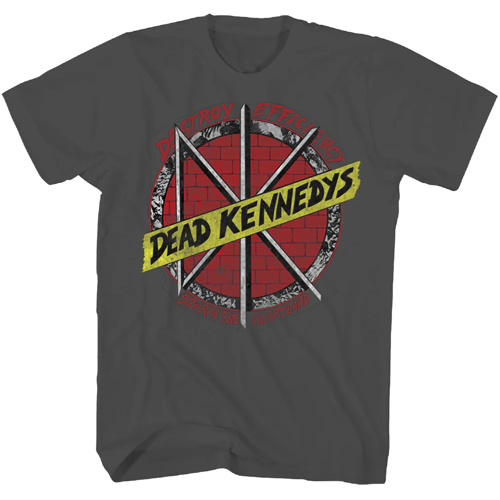Dead Kennedys Destroy Efficiency T-shirt Unisex Rockinstone Size:s