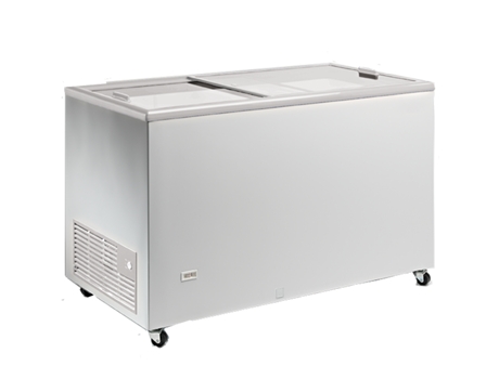 Congelador Horizontal Gelados Tampa Plana Vidrio Starlux.