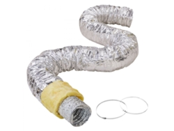 Conducto De Ventilación Aislado Flexible 130 Mm Con Resistencia Térmica R-4,2