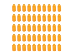 Silenciador Neumático Plástico De Escape Para Compresor Aire Control Flujo Conexión Naranja 50pcs Psl-01