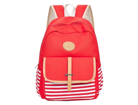 Bolsa de Viaje de Niña ZMDECQNA Escolar Computadora Portátil Lona Rojo