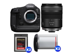 Canon EOS R1 + RF 16 28mm F/2.8 IS Stm + 2 Sandisk 256GB Extreme Pro CFExpress Tipo B + 2 Canon LP e19 + Libro electrónico “20 consejos para fotos impresionantes”