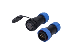 Conector Aéreo Impermeable Macho Hembra Empalme Antioxidante 7 Pines Sp28 Ip68 Aplicación Amplia