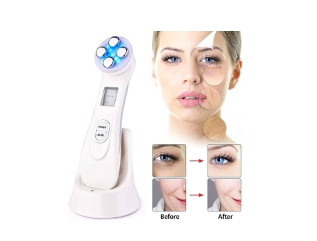 Dispositivo de belleza ultrasónico Terapia de fotones LED 6 colores Fototerapia Rejuvenecimiento y blanqueamientorosa AUJEZON