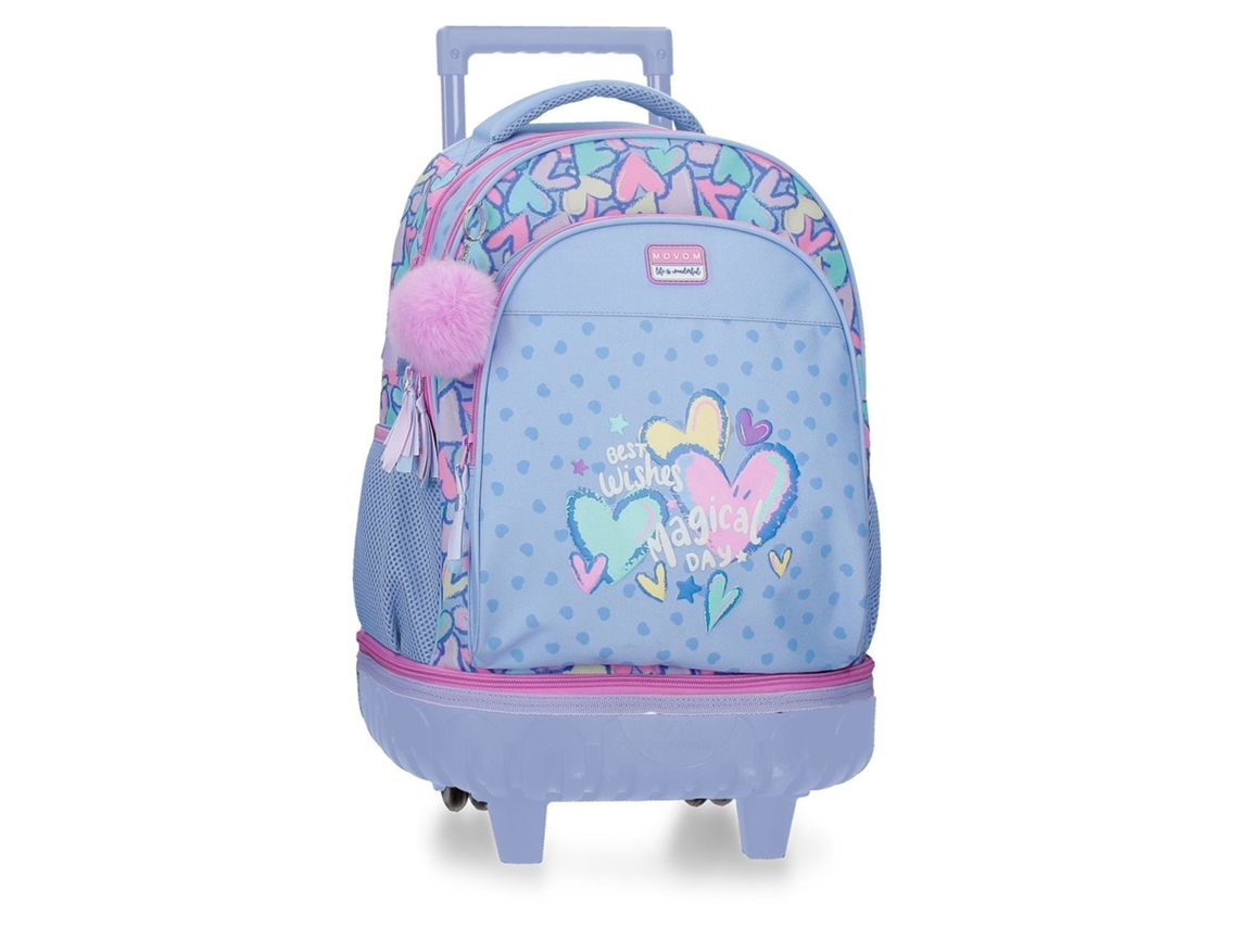 Mochila compacta desmontable MOVOM Best Wishes (Lila 32x43x21cm)