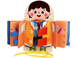 Tablero De Actividades De Madera Para Niños Y Niñas